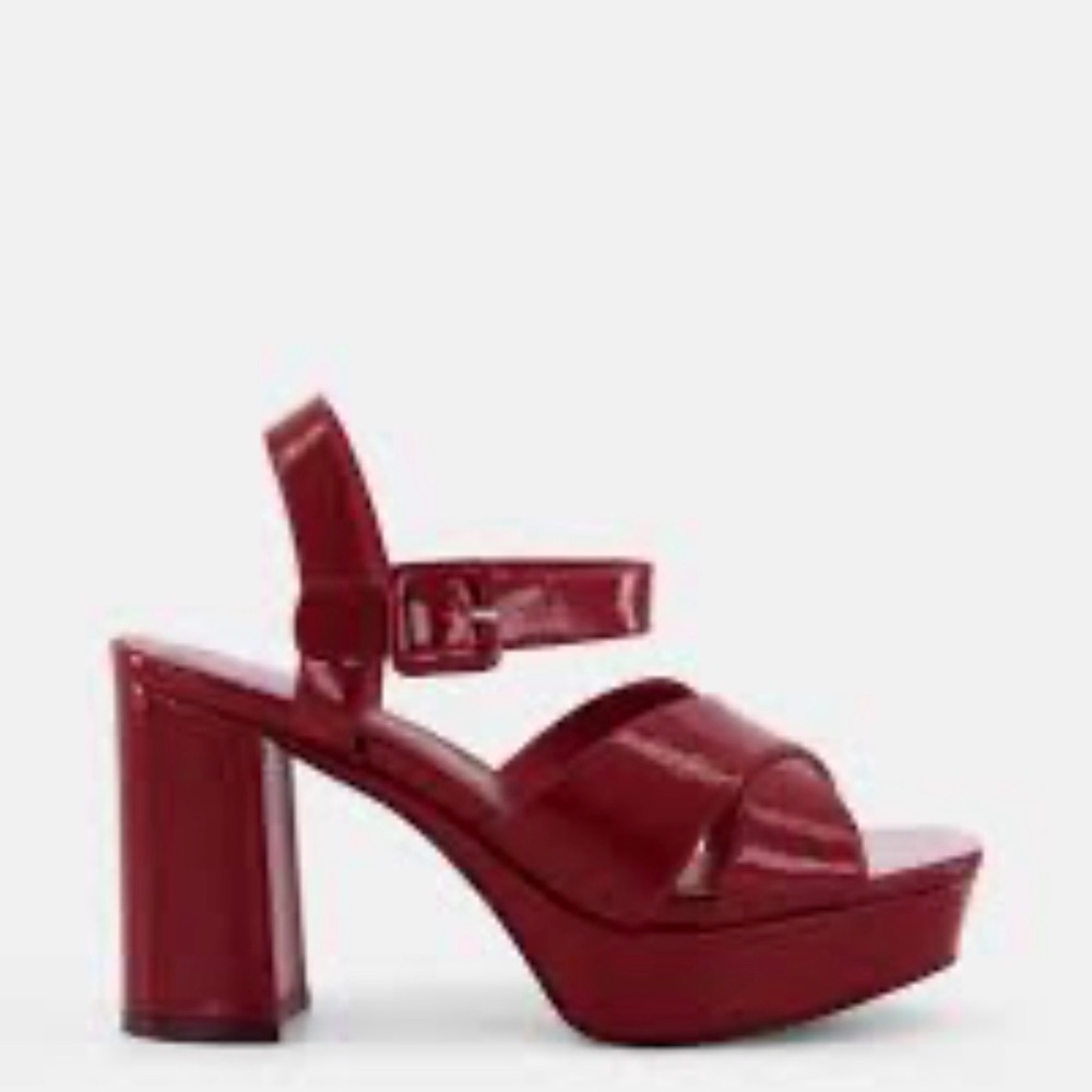 Topshop wine  Platform Sandals